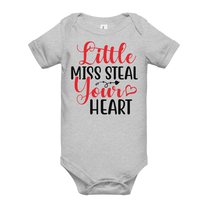 Little Miss. Steal Your Heart Baby Onesie