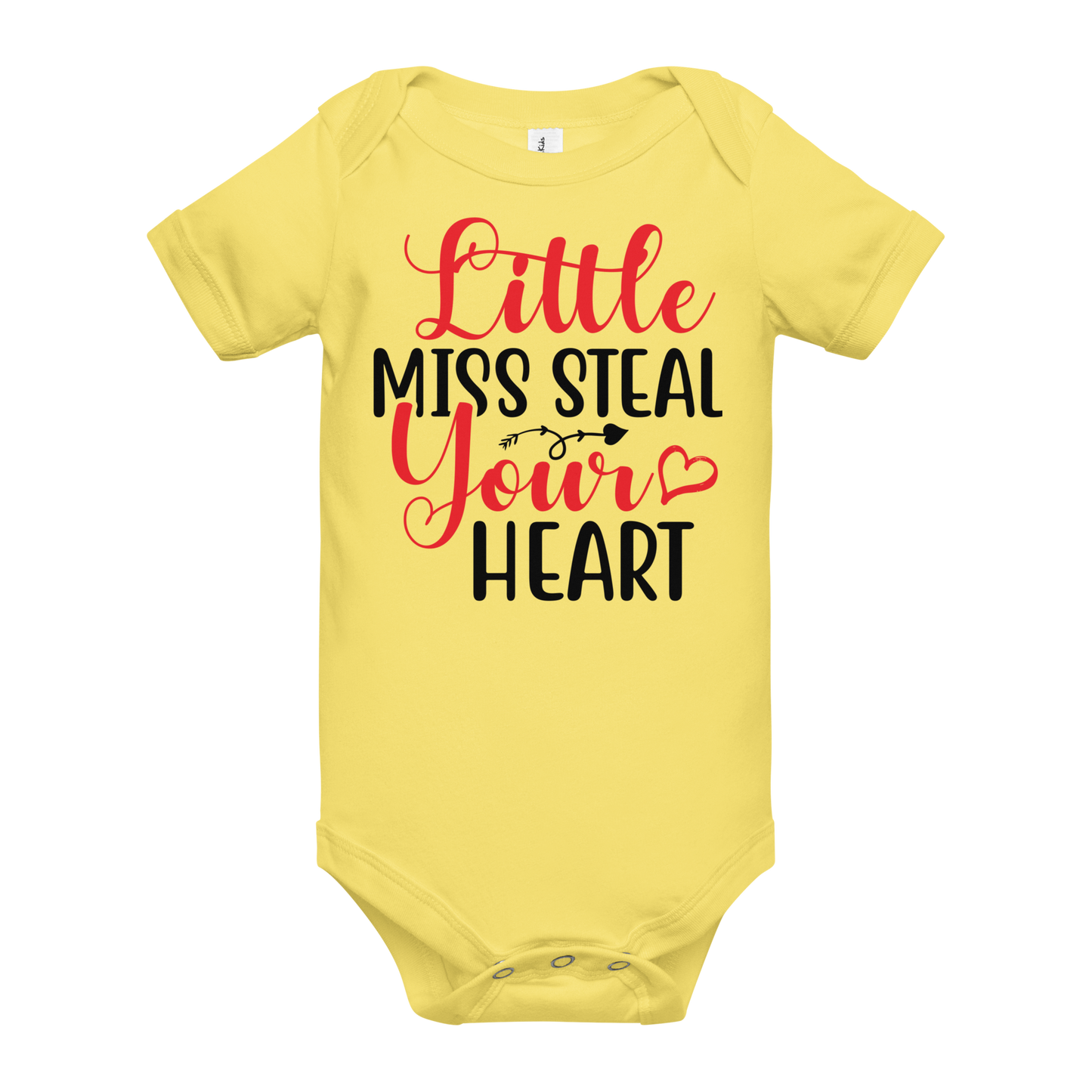 Little Miss. Steal Your Heart Baby Onesie
