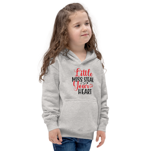 Little Miss. Steal Your Heart Kids Hoodie