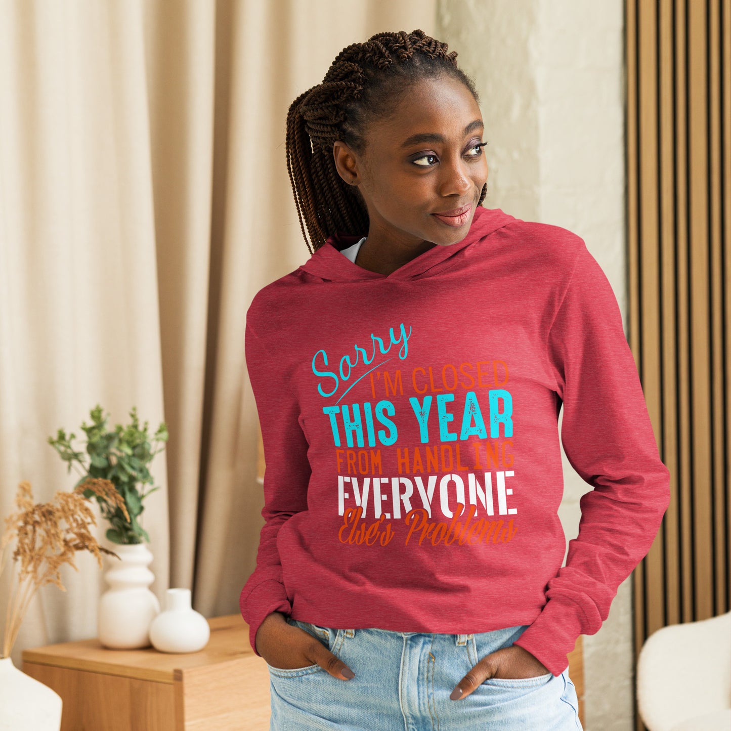 Not This Year Hooded Long-Sleeve Tee